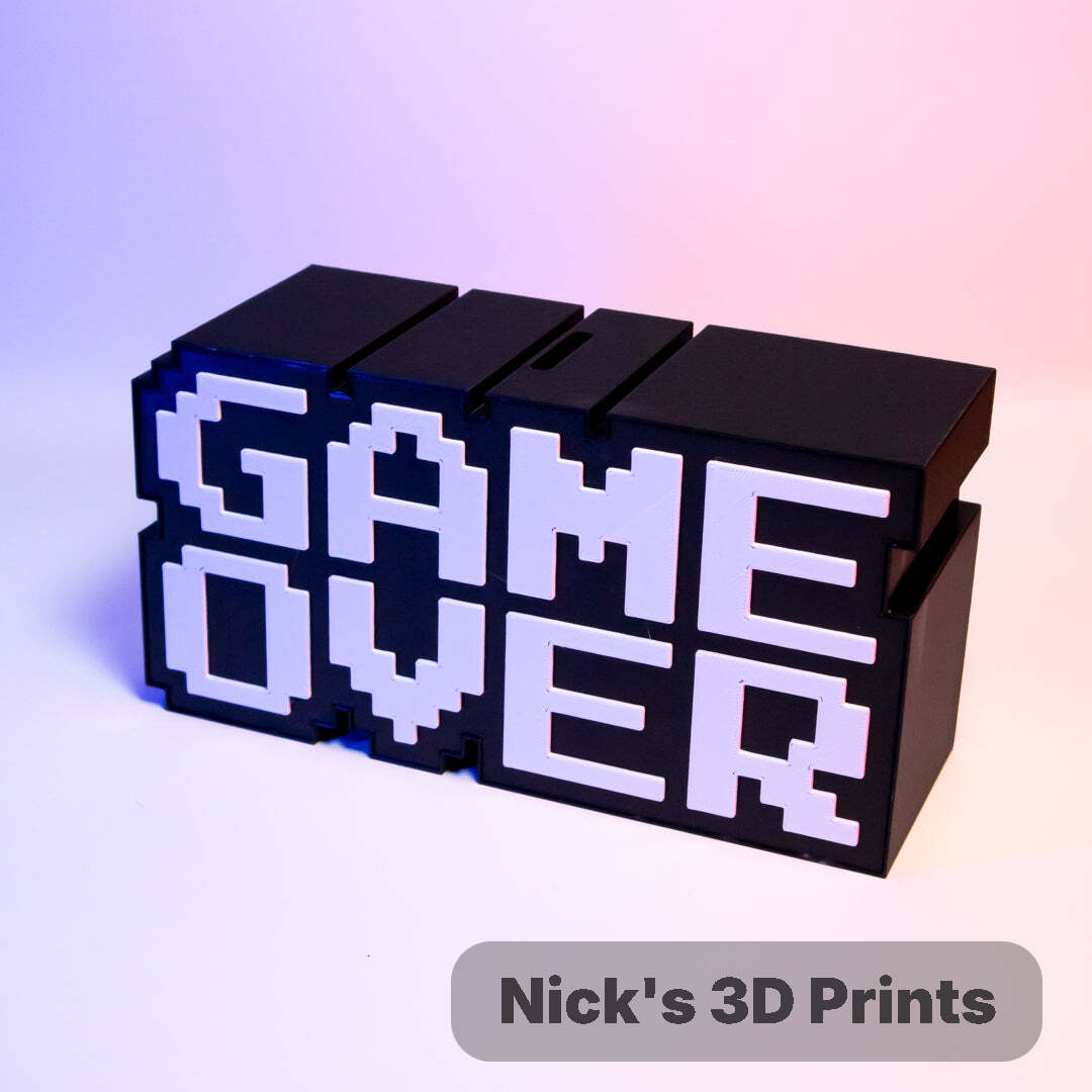 Game Over Piggy Bank