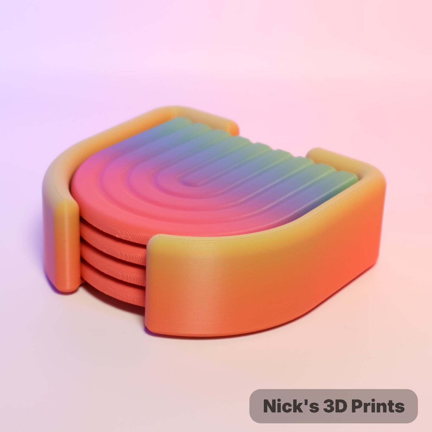 Rainbow Coaster Set