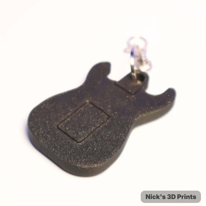 Electric Guitar Keychain