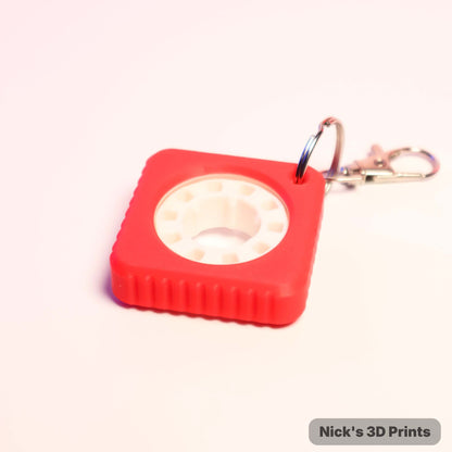 Cassette Fidget Keychain