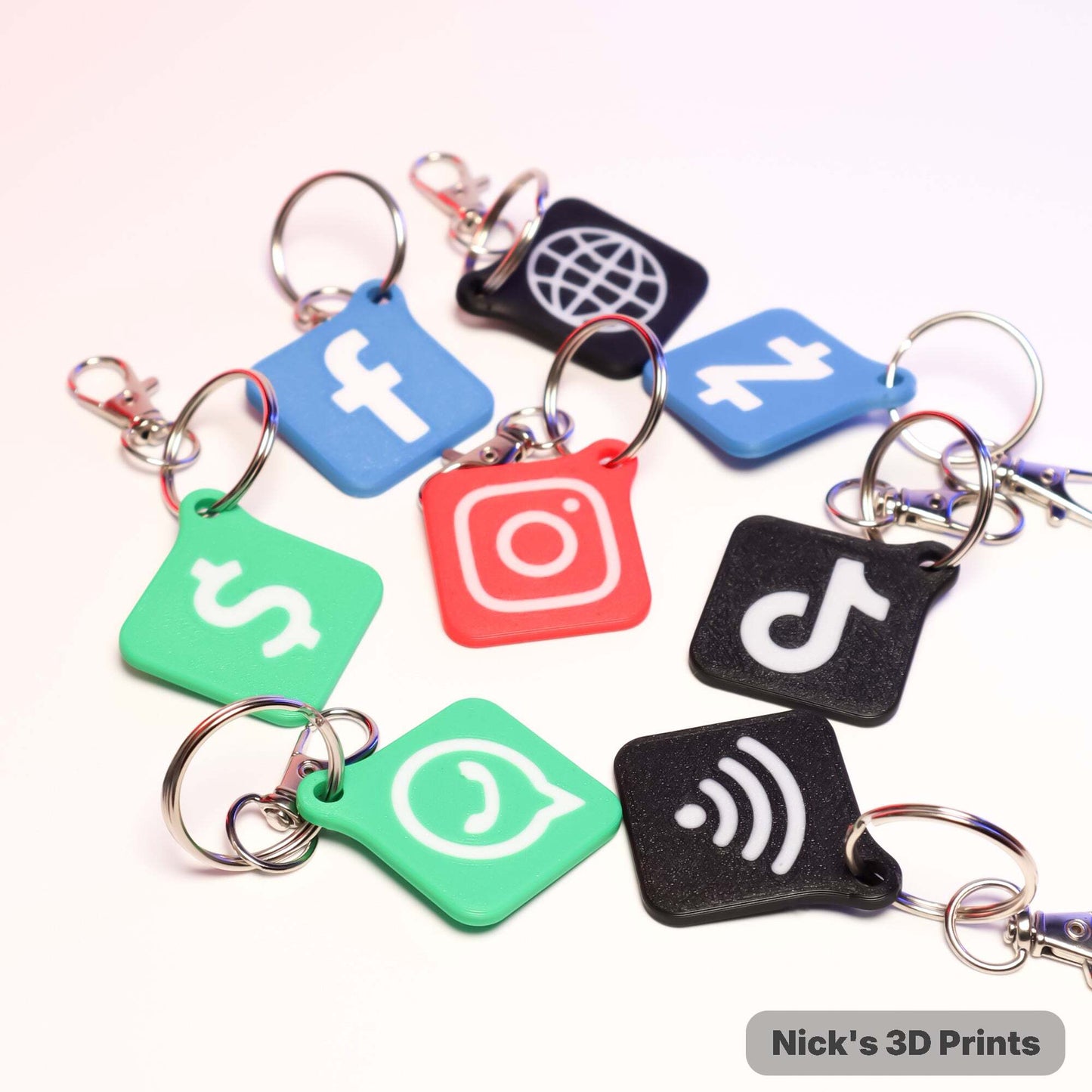 NFC Tags Keychain Bundle