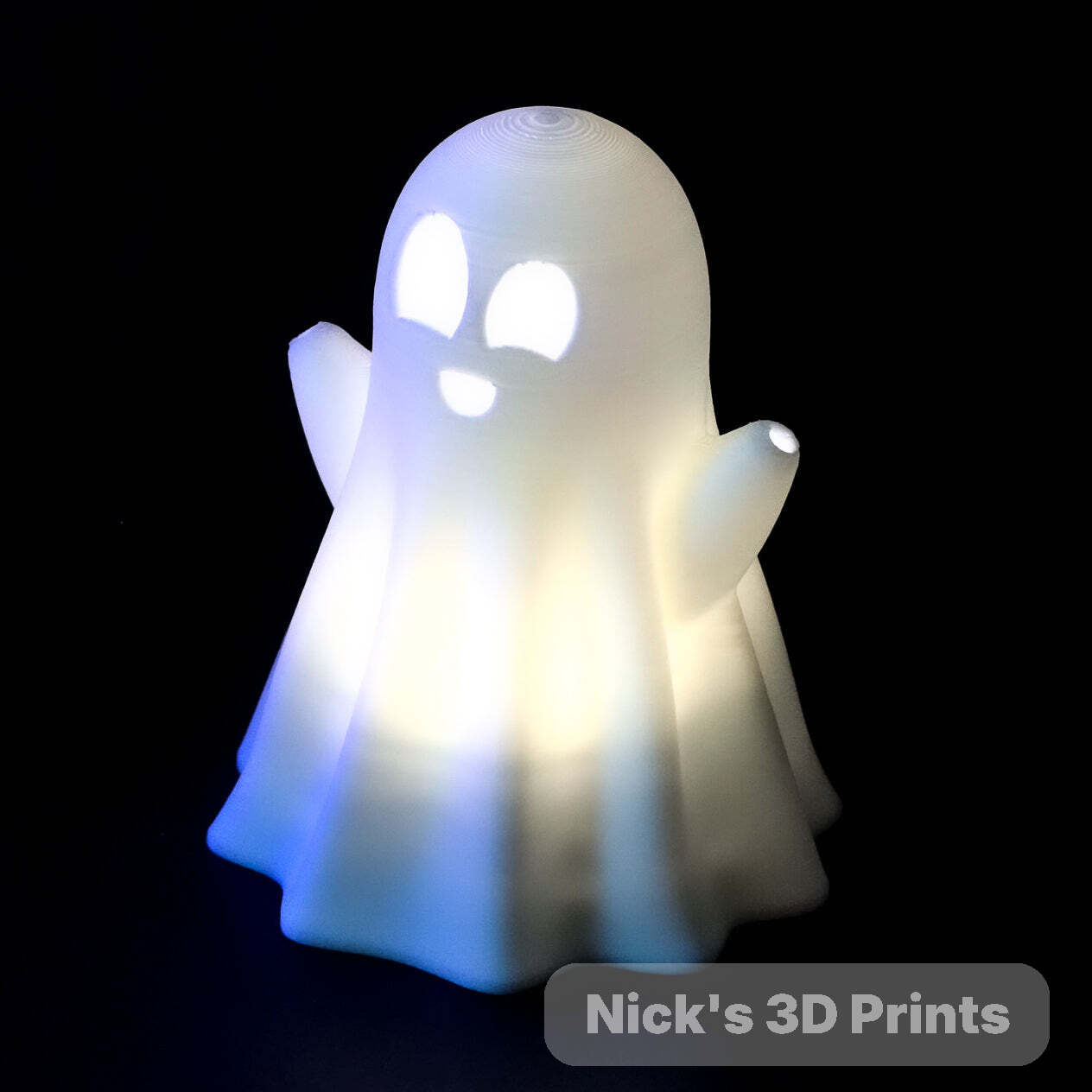 Happy Halloween Ghost Lamp