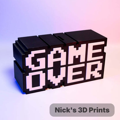 Game Over Piggy Bank