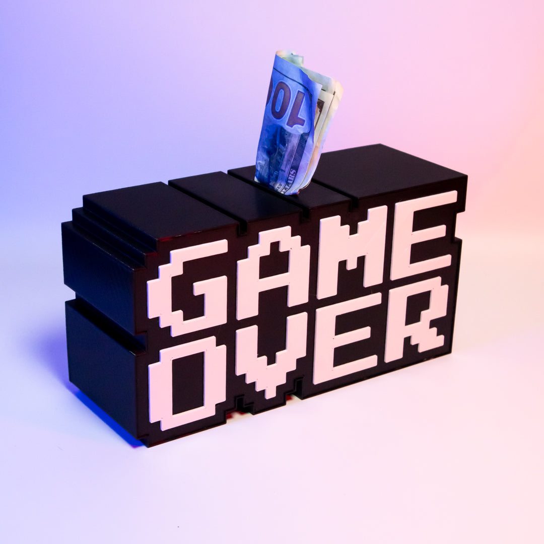 Game Over Piggy Bank