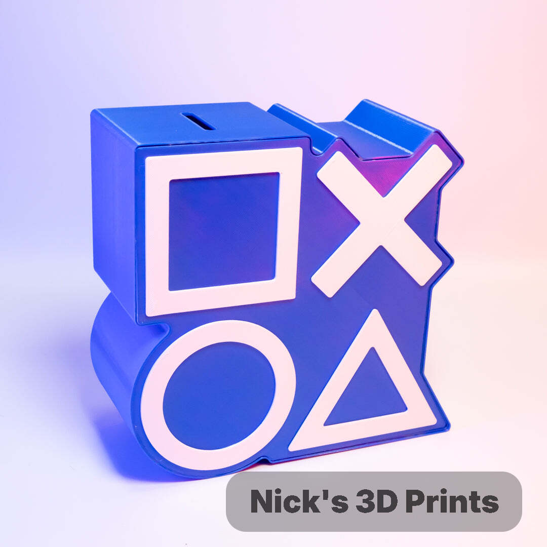 PlayStation Buttons Piggy Bank