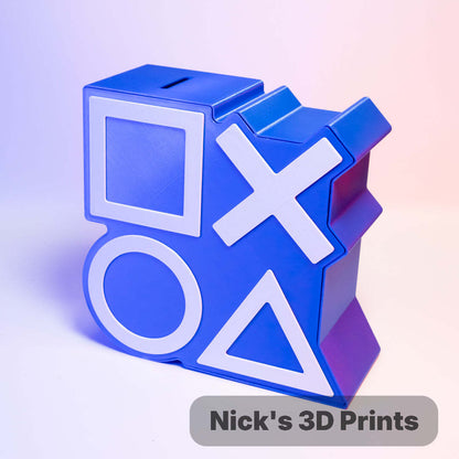 PlayStation Buttons Piggy Bank