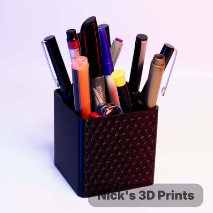 Hexagon Pattern Pen/Pencil Holder