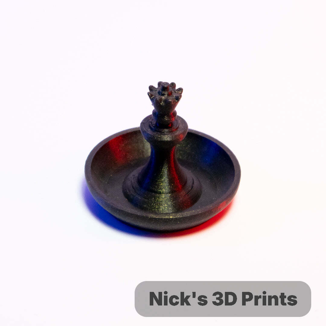 The Queen Chess Piece Ring Holder