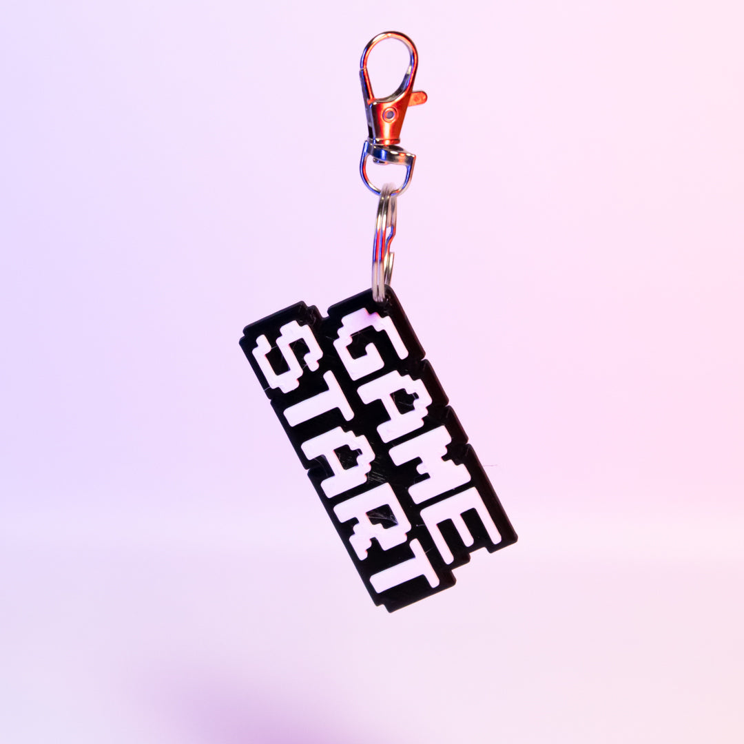 Game Start Keychain