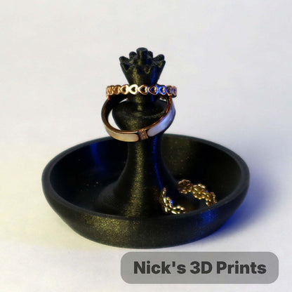 The Queen Chess Piece Ring Holder