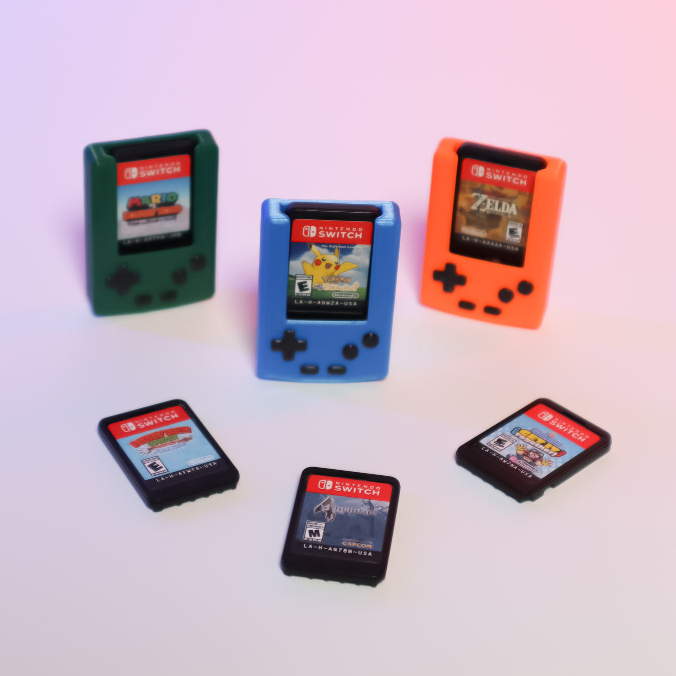 Mini Gameboy Case for Switch Game Cartridge – Open