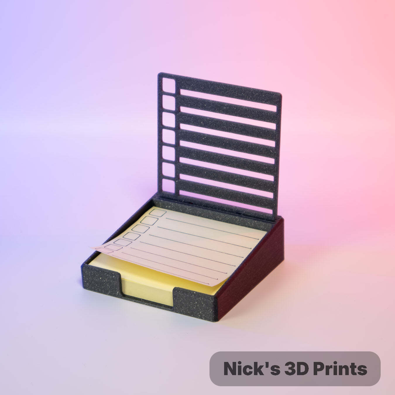 Sticky Note Holder, To-Do Template, Modern